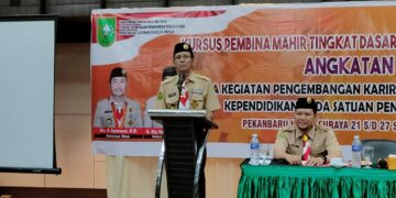 Buka KMD bagi Guru SLB se- Provinsi Riau, ini harapan Ka Kwarda Riau