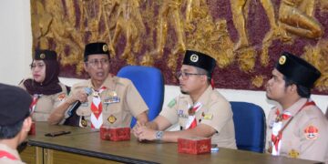 Ka Kwarda Riau Lepas Kontingen Riau Mengikuti Pelangi XIV di Banten