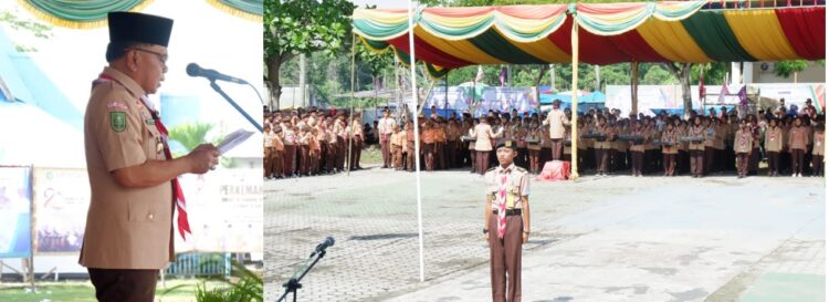 1.055 Anggota Pramuka Ikuti Perkemahan Besar di Buper Rangsang