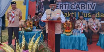 Wakil Bupati Banyuwangi Sugirah Membuka Perticab Saka Bakti Husada IV Tahun 2023