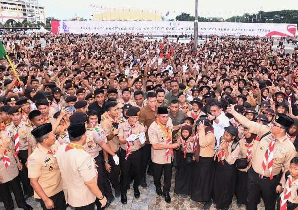 Kak Edy Rahmayadi Dianugerahi Bapak Pramuka Sumatera Utara