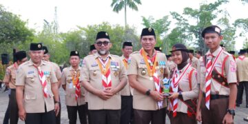 Apel Puncak Peringatan Hari Pramuka ke 62 Tahun Kwarcab Batanghari