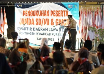 Kontingen GWCAB dan Jamda SD/MI Kwarcab Purbalingga Resmi DikukuhkN