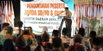 Kontingen GWCAB dan Jamda SD/MI Kwarcab Purbalingga Resmi DikukuhkN