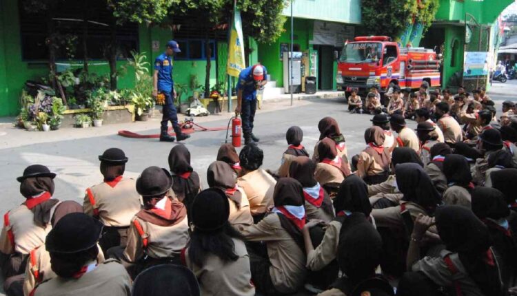 Kwarran Sawangan Selenggarakan Latihan Gabungan Bagi Pramuka Penggalang