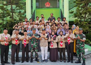 Ketua Kwarcab Blora Lepas Kontingen Pramuka Menuju Gladi Widya Cakra Adhi Birawa