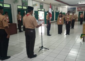 Saka Wira Kartika Pangkalan Kodim 0701 Banyumas Lantik Dewan Saka Pergantian Antar Waktu