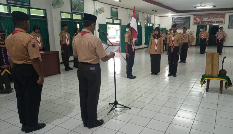 Saka Wira Kartika Pangkalan Kodim 0701 Banyumas Lantik Dewan Saka Pergantian Antar Waktu