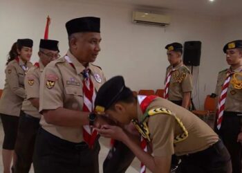 Kwarnas Lepas Kontingen Pramuka Ikuti The Pahan International Rever Moot 2023