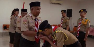 Kwarnas Lepas Kontingen Pramuka Ikuti The Pahan International Rever Moot 2023
