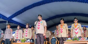 Apel Besar peringatan Hari Pramuka Ke-62 Kwarcab Kutai Timur
