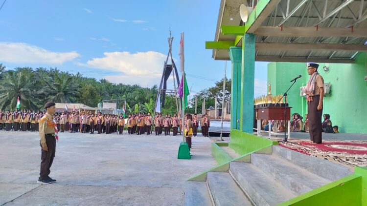 Kemah Hari Santri Nasional Sako Ma’arif NU Siak Diikuti Tiga Ratusan Peserta