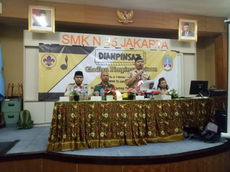 Kwarran Tamansari mengadakan Dianpinsat bagi Pramuka Penegak Pandega