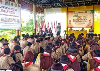 Ketua Harian Mabida Gerakan Pramuka Riau kak Drs. H. Masrul Kasmy, M.Si