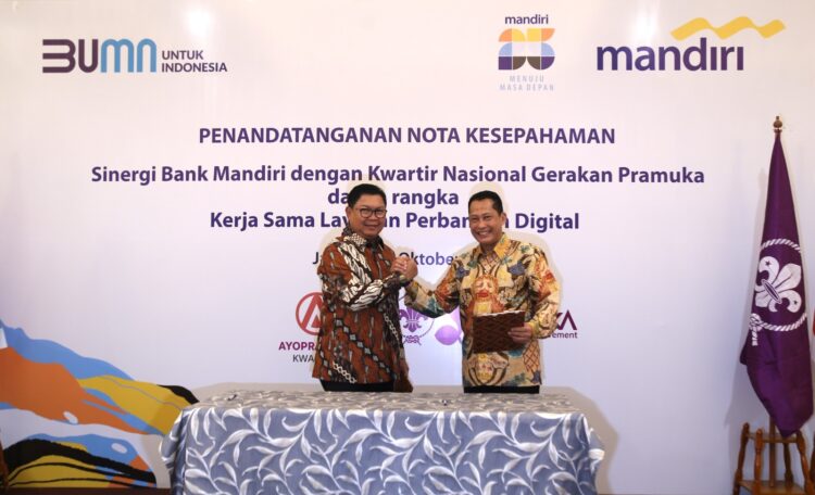 Bank Mandiri Jalin Kerja Sama dengan Kwarnas Gerakan Pramuka