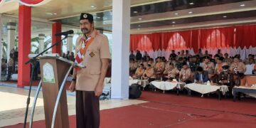 Kwarda Aceh Gelar Apel Peringatan Hari Pramuka ke-62
