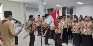 Ketua Kwarcab Sigi Lantik Mabiran Sigi Biromaru