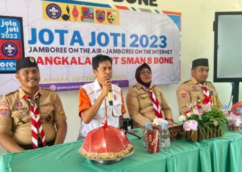 Pramuka Belajar Menggunakan Radio Amatir Dengan Baik dan Benar Melalui Kegiatan JOTA