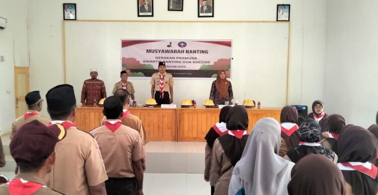 Kwartir Ranting Dua Boccoe Laksanakan Musyawarah Ranting