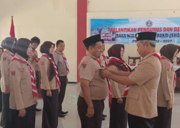 Pimpinan Saka Widya Budaya Bakti Kwarcab Grobogan Dilantik