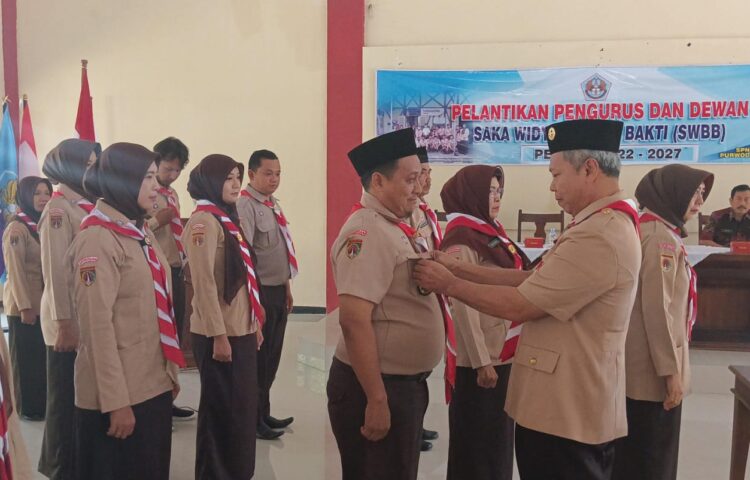 Pimpinan Saka Widya Budaya Bakti Kwarcab Grobogan Dilantik