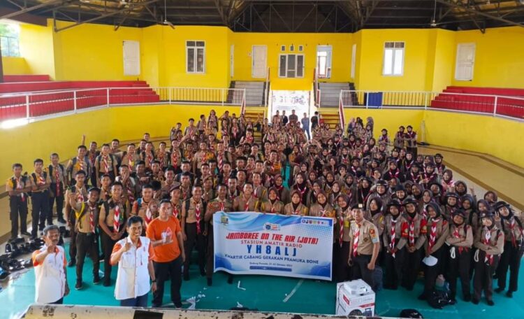 Pangkalan MAN Ibadurrahman Muttahidah Cekko Berpartisipasi Kegiatan JOTA-JOTI Tahun 2023