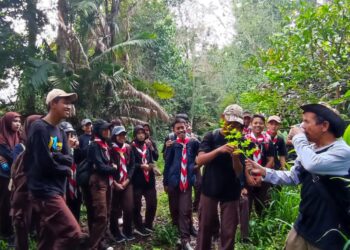 Saka Wanabakti Kwarran Caringin Gelar Latihan Rutin