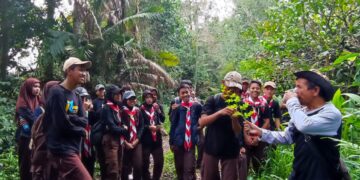 Saka Wanabakti Kwarran Caringin Gelar Latihan Rutin
