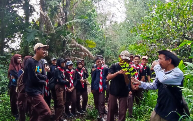Saka Wanabakti Kwarran Caringin Gelar Latihan Rutin