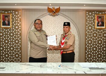 Kemenpora RI dan Kwartir Nasional Gelar Penandatanganan PKS