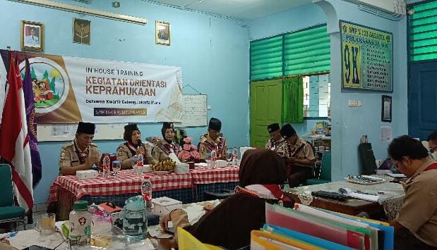Gudep Pangkalan SMPN 123 Jakarta Gelar Kursus Orientasi