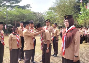 Peringati Hari Santri : Sako Maarif NU Banyumas Gelar Scouting Skills Training