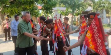 Katua Kwarcab Sigi Lepas Peserta Kemah Prestasi Pramuka