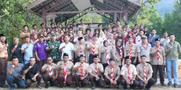 Bawaslu Pangkep Bersama Pramuka Saka Adhyasta Pemilu Gelar Kemah Pengawasan Partisipatif