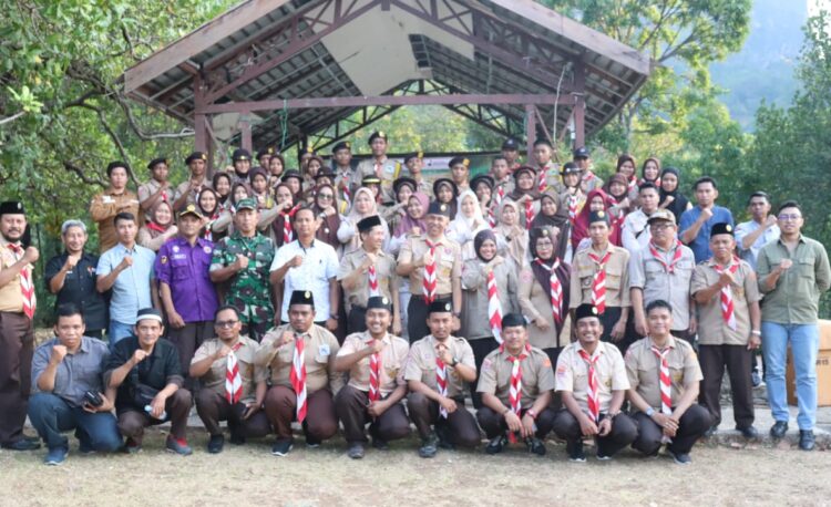 Bawaslu Pangkep Bersama Pramuka Saka Adhyasta Pemilu Gelar Kemah Pengawasan Partisipatif