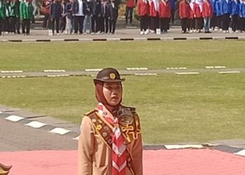 Nadine Dipercaya Pimpin Upacara Peringatan Hari Sumpah Pemuda Di Sidoarjo