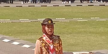 Nadine Dipercaya Pimpin Upacara Peringatan Hari Sumpah Pemuda Di Sidoarjo