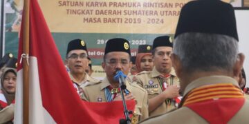 Ketua Kwarda Sumut Lantik Pengurus Mabi dan Pimpinan Saka Rintisan POM