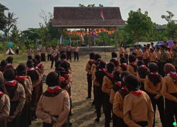 Saka Wanabakti KPH Banyuwangi Utara Gelar Camporee Regu Penggalang 2023