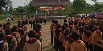 Saka Wanabakti KPH Banyuwangi Utara Gelar Camporee Regu Penggalang 2023