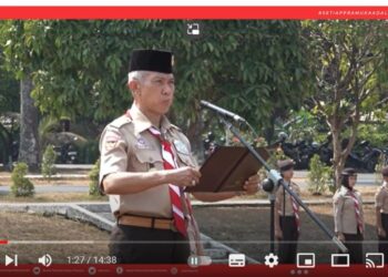 Upacara Peringatan Hari Sumpah Pemuda di Lingkungan Kwarnas