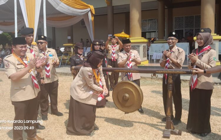 Buka Raida VI 2023, Ini Pesan Ketua Kwarda Lampung