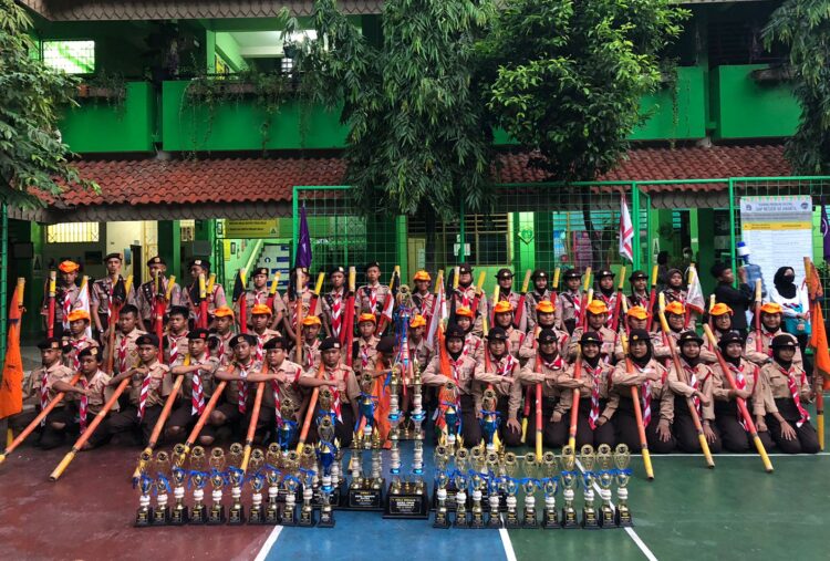 Gudep pangkalan SMPN 91 Jakarta Ikuti Lomba Adu Tangkas dan Sportifitas Regu Penggalang