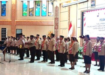 Mohamad Lakotani Resmi Jabat Ketua Kwarda Gerakan Pramuka Papua Barat
