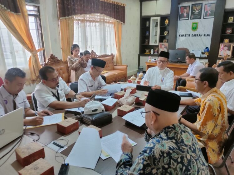 Bahas Draft SE Gubri tentang Gudep, Mabida Riau Gelar Rapat bersama Kwarda dan OPD Terkait