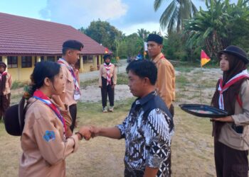 Gudep Pangkalan SMPN Satap Bai Gelar Perkajusami