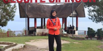 Lulu Jihan Anggota DKC Klaten Ikuti Kemah Kaldera Toba, Sumut
