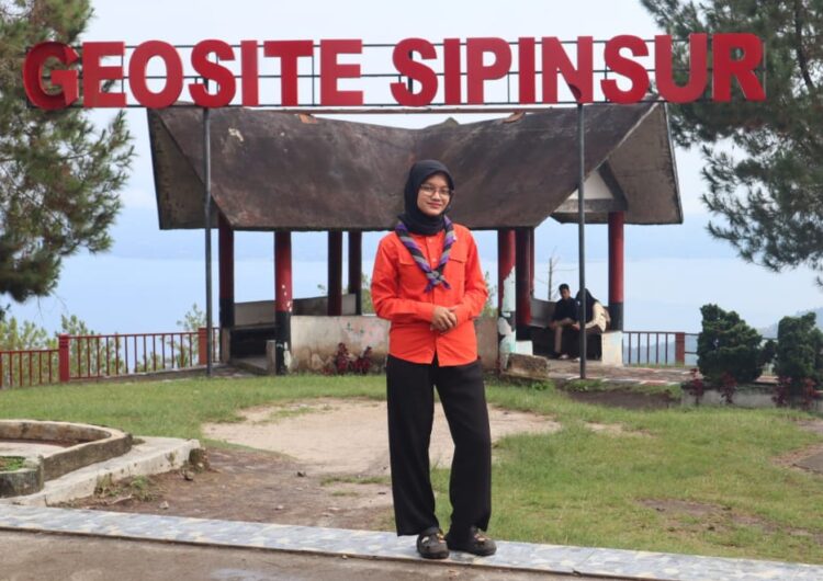Lulu Jihan Anggota DKC Klaten Ikuti Kemah Kaldera Toba, Sumut