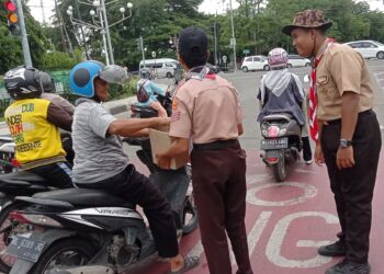 Saka Wira Kartika dan MoP Banda Aceh Galang Dana Kemanusiaan Untuk Palestina