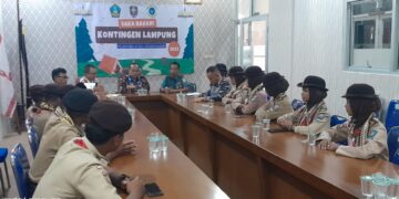 Kwarda Lampung Lepas 10 Pramuka Ikuti Pelantara Sail Teluk Cendrawasih